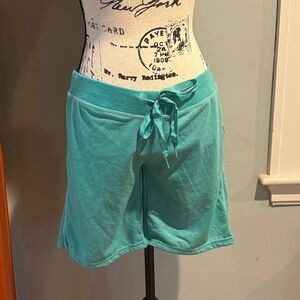 Wuhou Teal Drawstring Lounge Shorts (L)